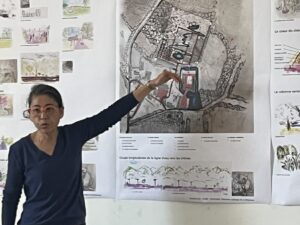 Chanty Lor de Mathias, étudiante en seconde année en conception et création de jardin dans le paysage