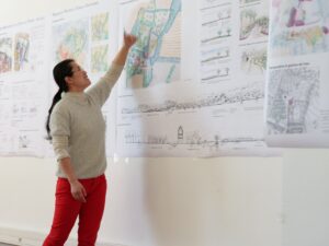 Siquin Wang, étudiante en seconde année en conception et création de jardin dans le paysage