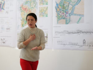Siquin Wang, étudiante en seconde année en conception et création de jardin dans le paysage
